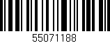 Código de barras (EAN, GTIN, SKU, ISBN): '55071188'