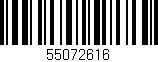 Código de barras (EAN, GTIN, SKU, ISBN): '55072616'