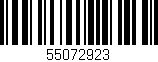 Código de barras (EAN, GTIN, SKU, ISBN): '55072923'
