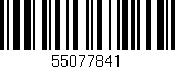 Código de barras (EAN, GTIN, SKU, ISBN): '55077841'