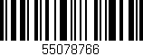 Código de barras (EAN, GTIN, SKU, ISBN): '55078766'