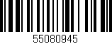 Código de barras (EAN, GTIN, SKU, ISBN): '55080945'