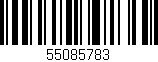 Código de barras (EAN, GTIN, SKU, ISBN): '55085783'