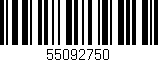 Código de barras (EAN, GTIN, SKU, ISBN): '55092750'
