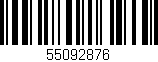 Código de barras (EAN, GTIN, SKU, ISBN): '55092876'