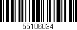 Código de barras (EAN, GTIN, SKU, ISBN): '55106034'
