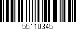 Código de barras (EAN, GTIN, SKU, ISBN): '55110345'