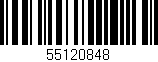 Código de barras (EAN, GTIN, SKU, ISBN): '55120848'