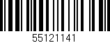 Código de barras (EAN, GTIN, SKU, ISBN): '55121141'