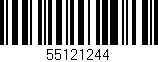 Código de barras (EAN, GTIN, SKU, ISBN): '55121244'