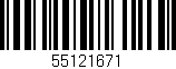 Código de barras (EAN, GTIN, SKU, ISBN): '55121671'