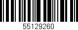 Código de barras (EAN, GTIN, SKU, ISBN): '55129260'