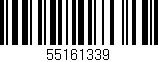 Código de barras (EAN, GTIN, SKU, ISBN): '55161339'