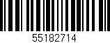 Código de barras (EAN, GTIN, SKU, ISBN): '55182714'