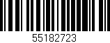 Código de barras (EAN, GTIN, SKU, ISBN): '55182723'