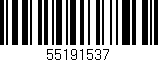 Código de barras (EAN, GTIN, SKU, ISBN): '55191537'