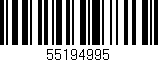 Código de barras (EAN, GTIN, SKU, ISBN): '55194995'