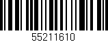 Código de barras (EAN, GTIN, SKU, ISBN): '55211610'