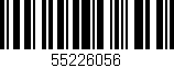 Código de barras (EAN, GTIN, SKU, ISBN): '55226056'