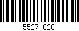 Código de barras (EAN, GTIN, SKU, ISBN): '55271020'