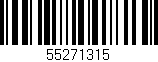 Código de barras (EAN, GTIN, SKU, ISBN): '55271315'