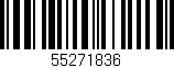 Código de barras (EAN, GTIN, SKU, ISBN): '55271836'