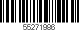 Código de barras (EAN, GTIN, SKU, ISBN): '55271986'