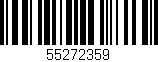 Código de barras (EAN, GTIN, SKU, ISBN): '55272359'