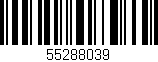 Código de barras (EAN, GTIN, SKU, ISBN): '55288039'