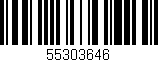 Código de barras (EAN, GTIN, SKU, ISBN): '55303646'