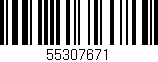 Código de barras (EAN, GTIN, SKU, ISBN): '55307671'