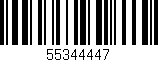 Código de barras (EAN, GTIN, SKU, ISBN): '55344447'
