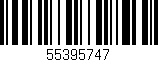 Código de barras (EAN, GTIN, SKU, ISBN): '55395747'