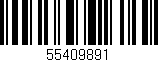 Código de barras (EAN, GTIN, SKU, ISBN): '55409891'