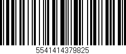 Código de barras (EAN, GTIN, SKU, ISBN): '5541414379825'