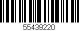 Código de barras (EAN, GTIN, SKU, ISBN): '55439220'