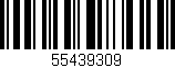 Código de barras (EAN, GTIN, SKU, ISBN): '55439309'
