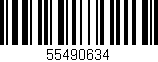 Código de barras (EAN, GTIN, SKU, ISBN): '55490634'