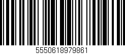 Código de barras (EAN, GTIN, SKU, ISBN): '5550618979861'