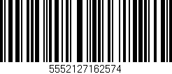 Código de barras (EAN, GTIN, SKU, ISBN): '5552127162574'