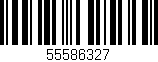 Código de barras (EAN, GTIN, SKU, ISBN): '55586327'
