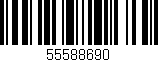 Código de barras (EAN, GTIN, SKU, ISBN): '55588690'