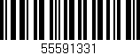 Código de barras (EAN, GTIN, SKU, ISBN): '55591331'