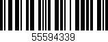 Código de barras (EAN, GTIN, SKU, ISBN): '55594339'