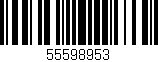 Código de barras (EAN, GTIN, SKU, ISBN): '55598953'
