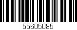 Código de barras (EAN, GTIN, SKU, ISBN): '55605085'