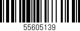 Código de barras (EAN, GTIN, SKU, ISBN): '55605139'