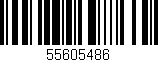 Código de barras (EAN, GTIN, SKU, ISBN): '55605486'