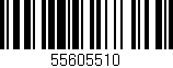 Código de barras (EAN, GTIN, SKU, ISBN): '55605510'