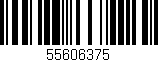 Código de barras (EAN, GTIN, SKU, ISBN): '55606375'
